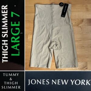 🙌Tummy & Thigh Slimmer High-Waist Shapewear - Nude L/7 Beige Jones New York